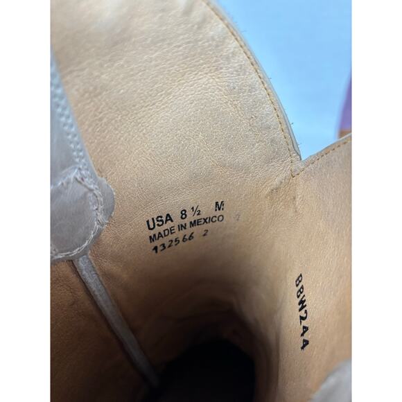 SHYANNE WOMENS LASER CUT WESTERN LEATHER COWBOY BOOTS SIZE 8.5M Festival Country - Picture 5 of 12